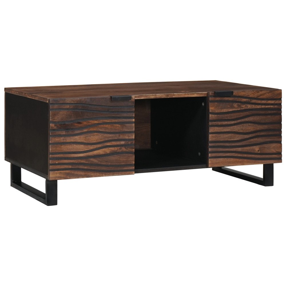 vidaXL Kaffebord 100x54x40 cm Solid Wood Mengou0026Engineered Wood