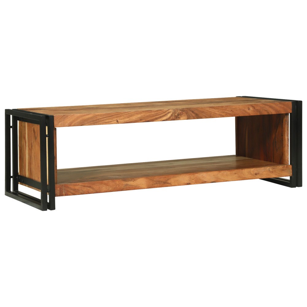 vidaXL Kaffe Bord 120x50x38 cm Massivt Trä Akacia