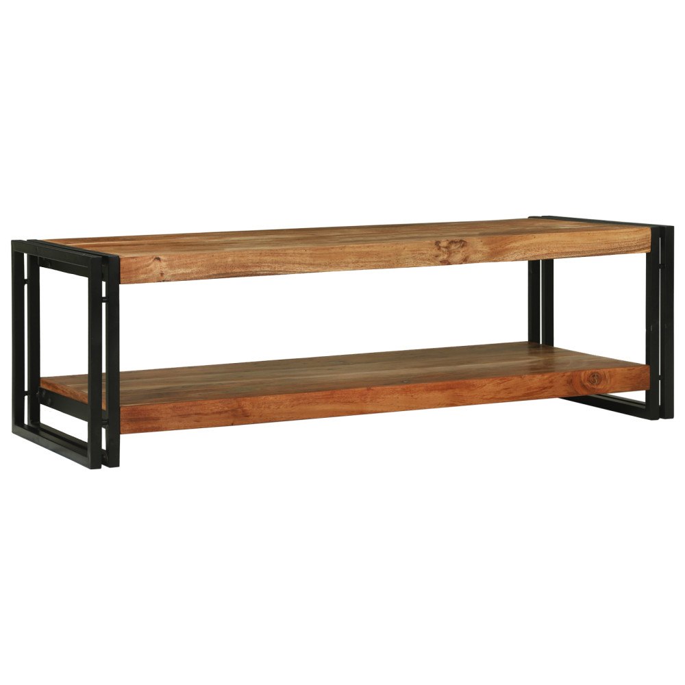 vidaXL Kaffe Bord 120x50x38 cm Massivt Trä Akacia