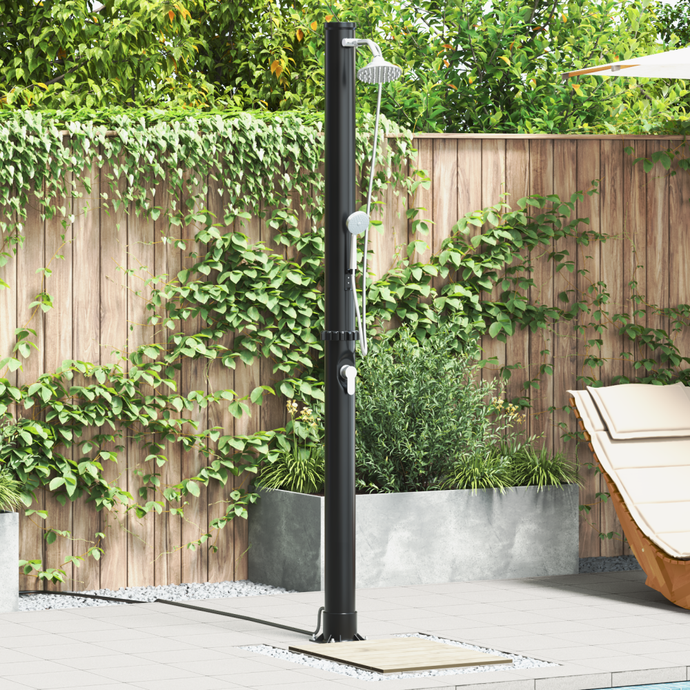 vidaXL Utomhus Solardusch med handhållet duschhuvud 217 cm 20 L