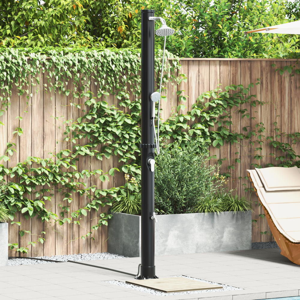 vidaXL Utomhus SolDuschen med Handhållet Duschhuvud 217 cm 20 L