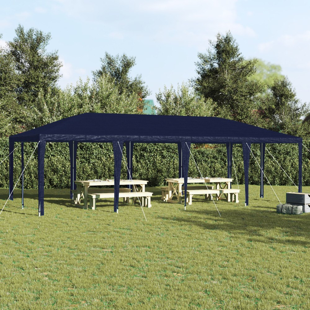 vidaXL Festtält Blå 8x4 m PE