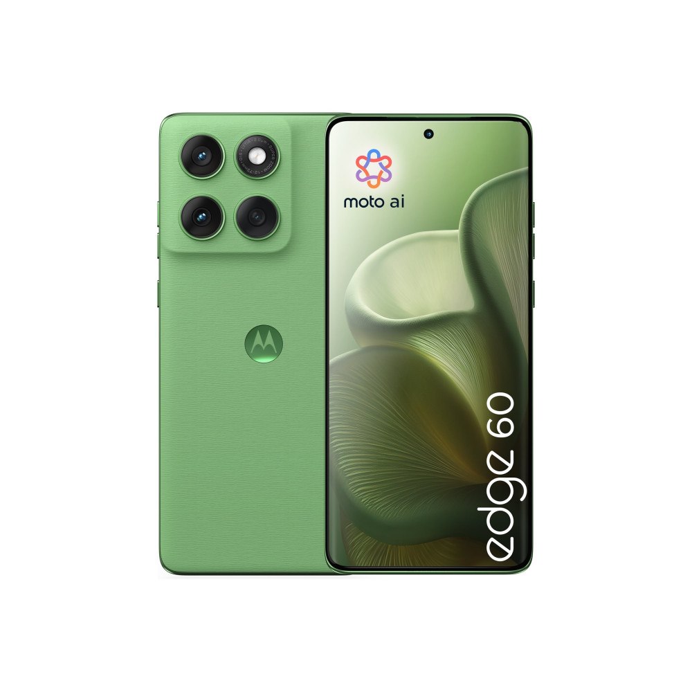Motorola Mobility Motorola Edge 60 - pantone shamrock - 5G pekskärmsmobil - 512 GB - CDMA / GSM