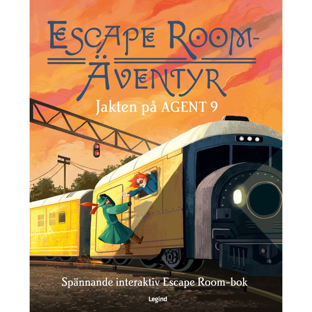 Alex Woolf Jakten på Agent 9 : spännande interaktiv Escape Room-bok (inbunden)