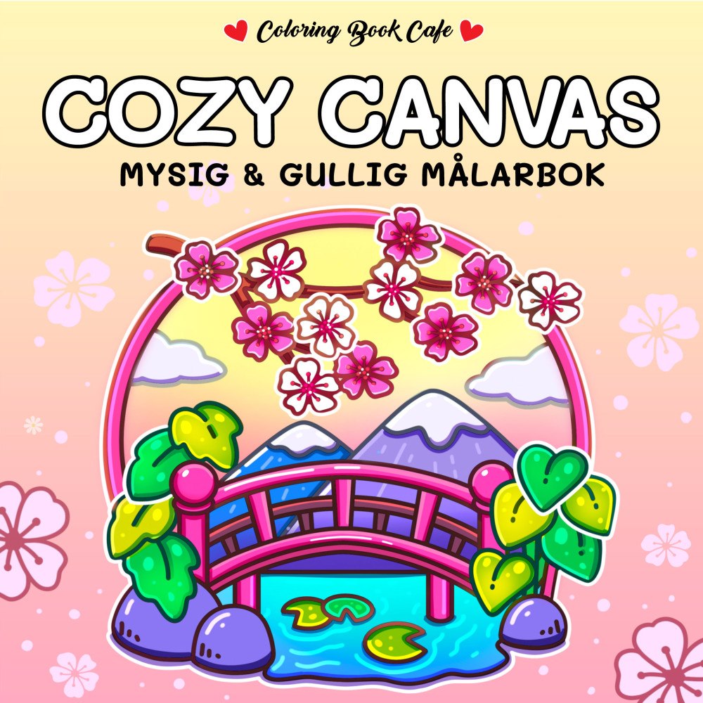 Legind A/S Cozy Canvas : Mysig och gullig Cozy Coloring målarbok från Coloring Book Cafe (häftad)