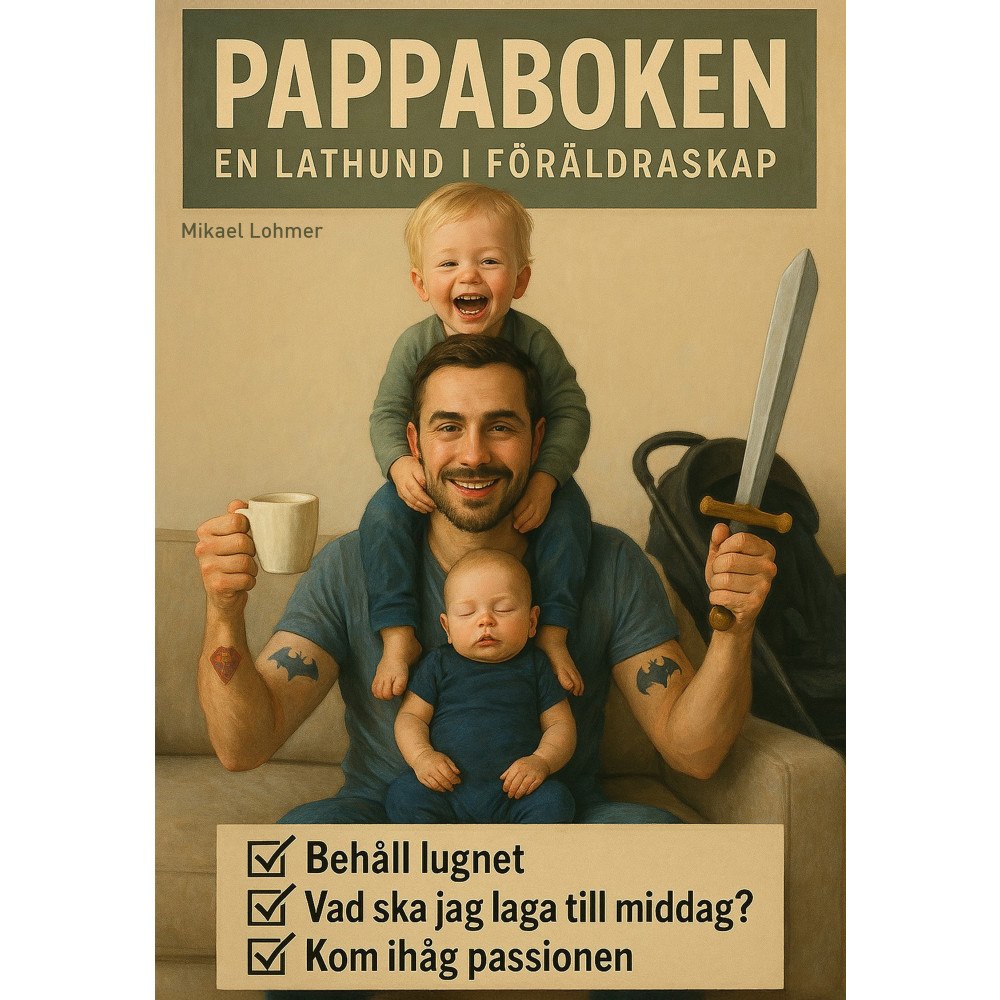 Mikael Lohmer Pappa-lathunden (bok, danskt band)