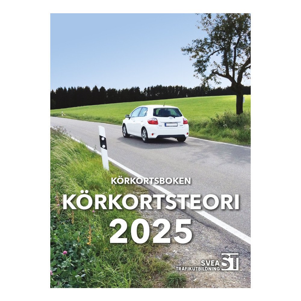 Svea Trafikutbildning Körkortsboken Körkortsteori 2025 (häftad) (Skadad)