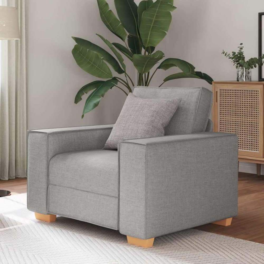 vidaXL Soffa molngrå 60 cm tyg