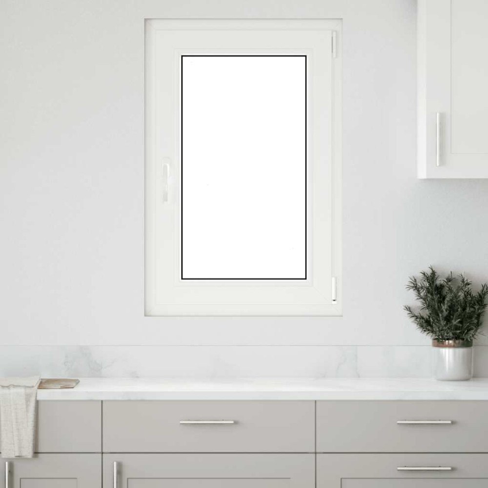 vidaXL Källarfönster "RISOR" 60x100 cm Tilt- och vridfönster DIN höger vit