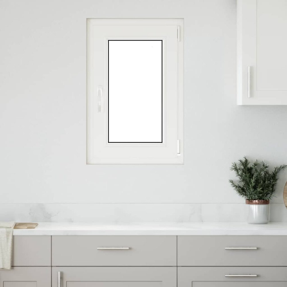 vidaXL Källarfönster "RISOR" 50x75 cm Tilt- och vridfönster DIN höger antracit