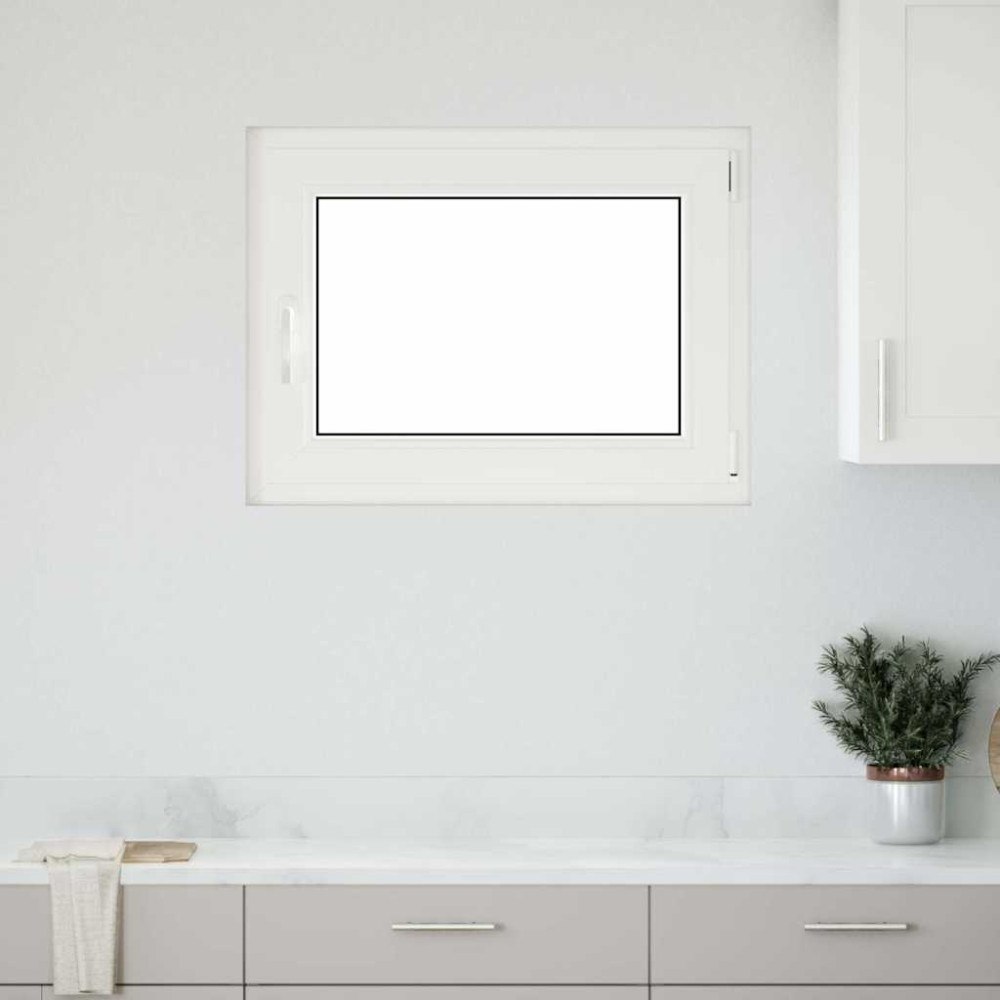 vidaXL Källarfönster "RISOR" 80x70 cm Tilt- och vridfönster DIN höger antracit