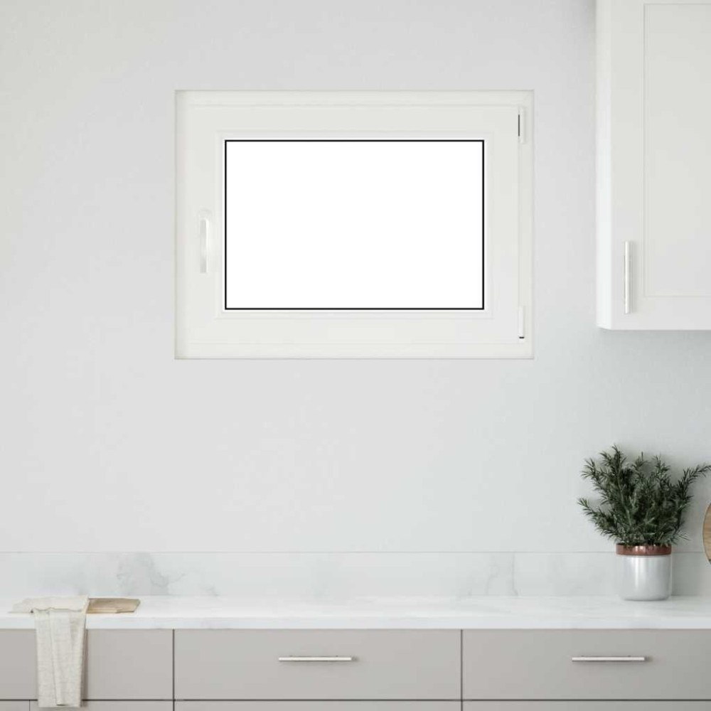 vidaXL Källarfönster "RISOR" 90x50 cm Tilt- och vridfönster DIN höger antracit