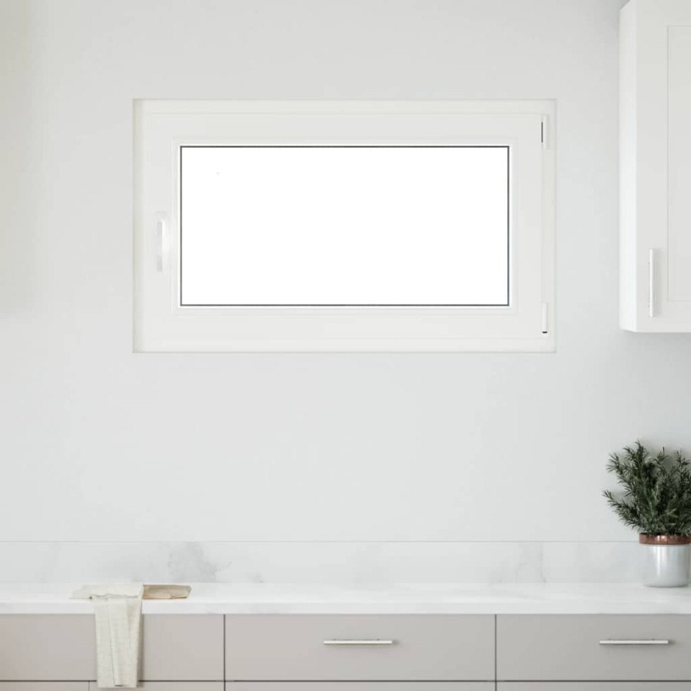 vidaXL Källarfönster "RISOR" 100x50 cm Tilt- och vridfönster DIN höger antracit