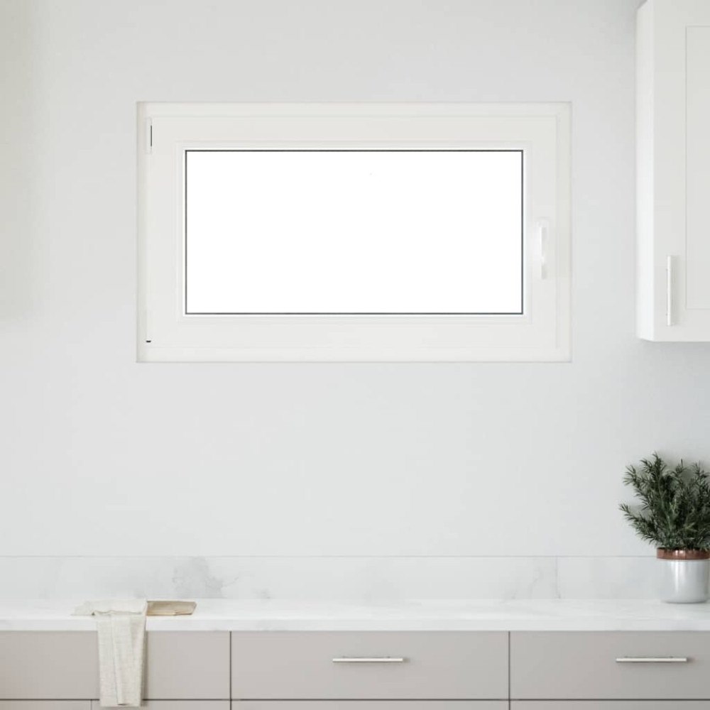 vidaXL Källarfönster "RISOR" 100x60 cm Tilt- och vridfönster DIN vänster antracit