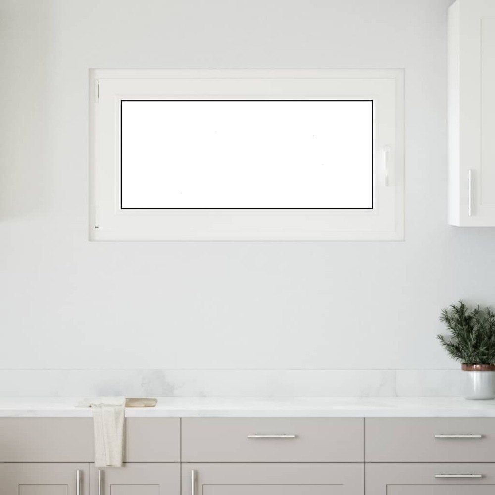 vidaXL Källarfönster "RISOR" 110x50 cm Tilt- och vridfönster DIN vänster antracit
