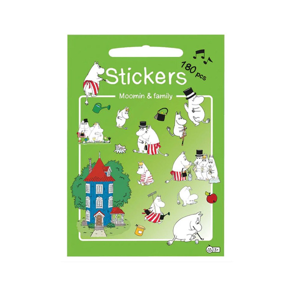 MOOMIN Moomin Stickers Family w. 180 stickers