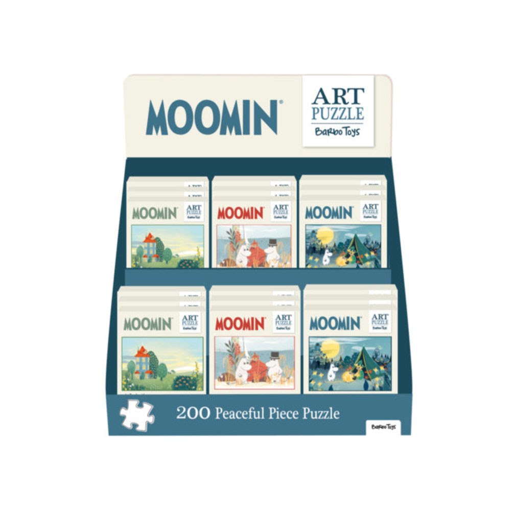MOOMIN Moomin Art Puzzle 200pcs Display