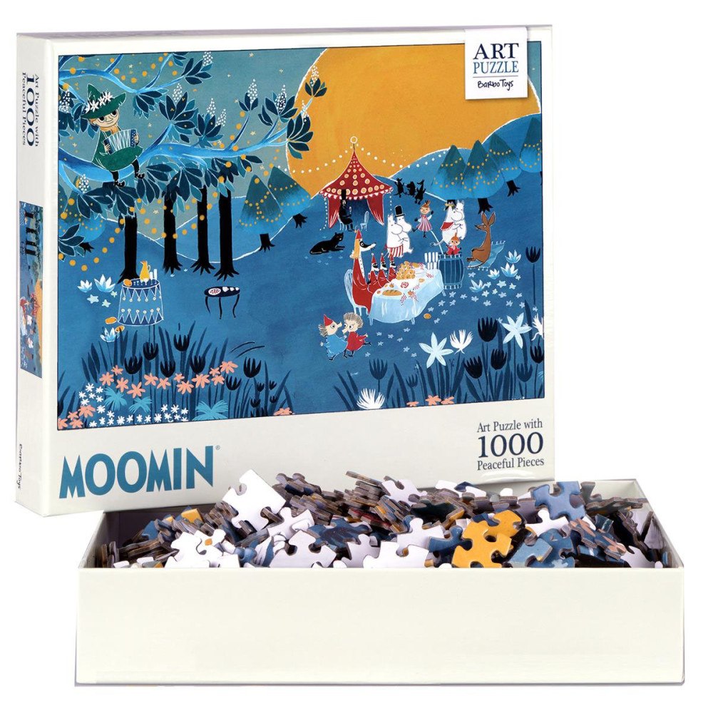 MOOMIN Moomin Art Puzzle Blue 10