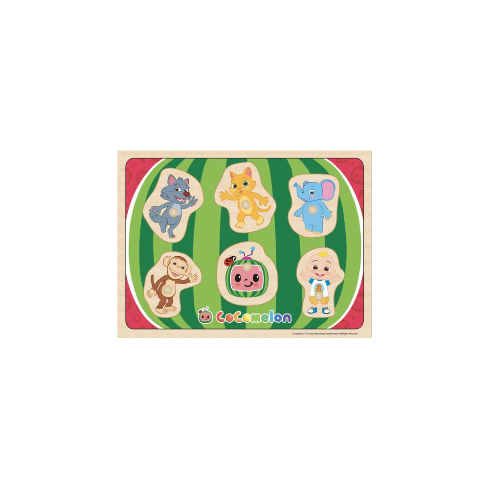 Barbo Toys CoComelon Shaped Wooden Puzzle