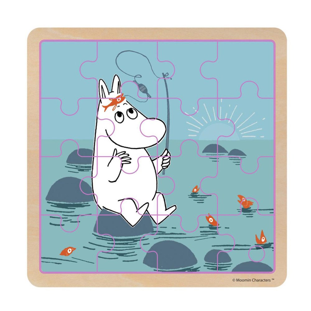 MOOMIN Moomin Wooden Puzzle Fishing