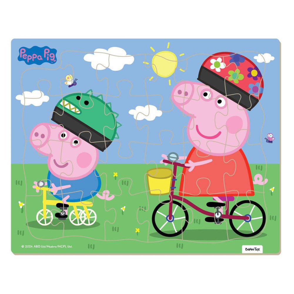 PEPPA PIG Peppa Pig Framed Puzzle Bike