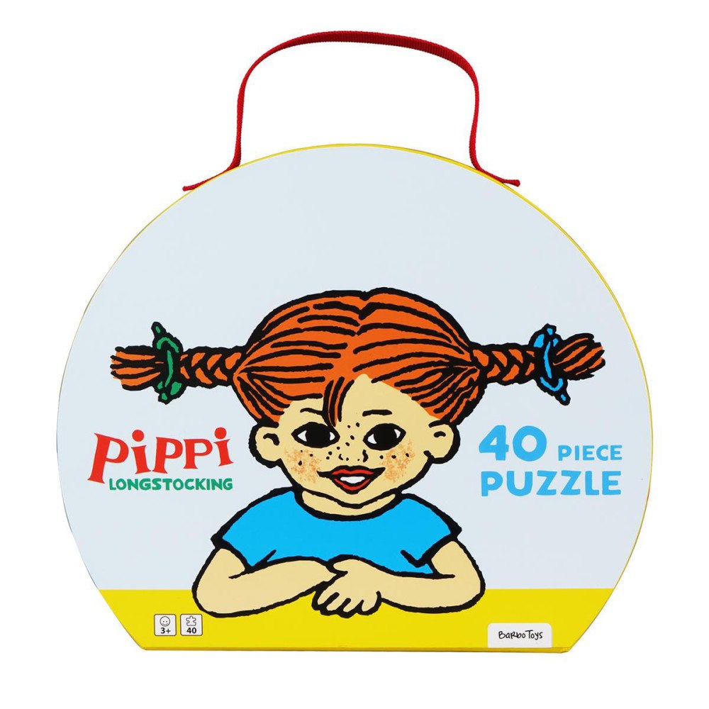 Pippi Långstrump Pippi Suitcase with puzzle 40 pcs