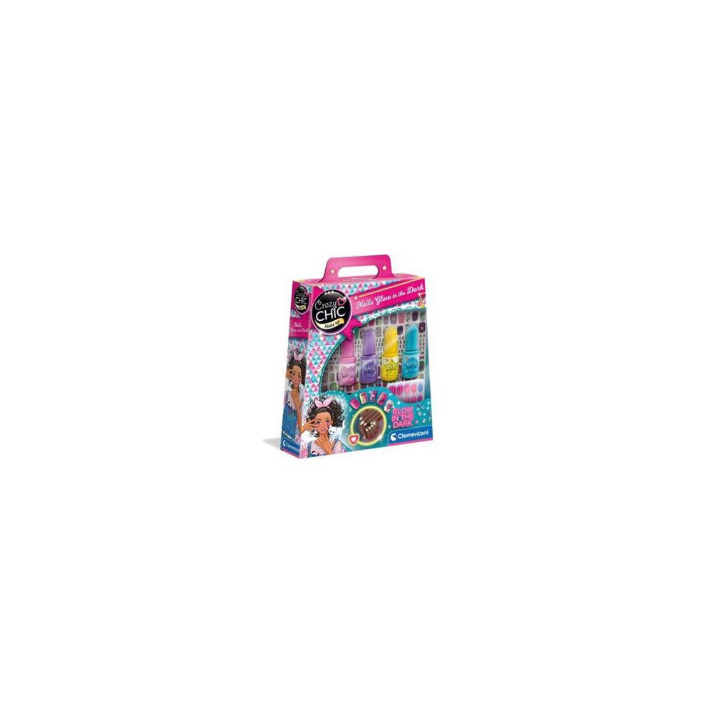 Clementoni Crazy Chic Nails Glow In The Dark