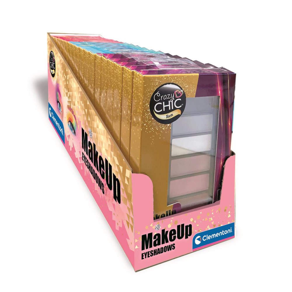 Clementoni Crazy Chic Make Up Eyeshadow 36pcs -Asst CDU