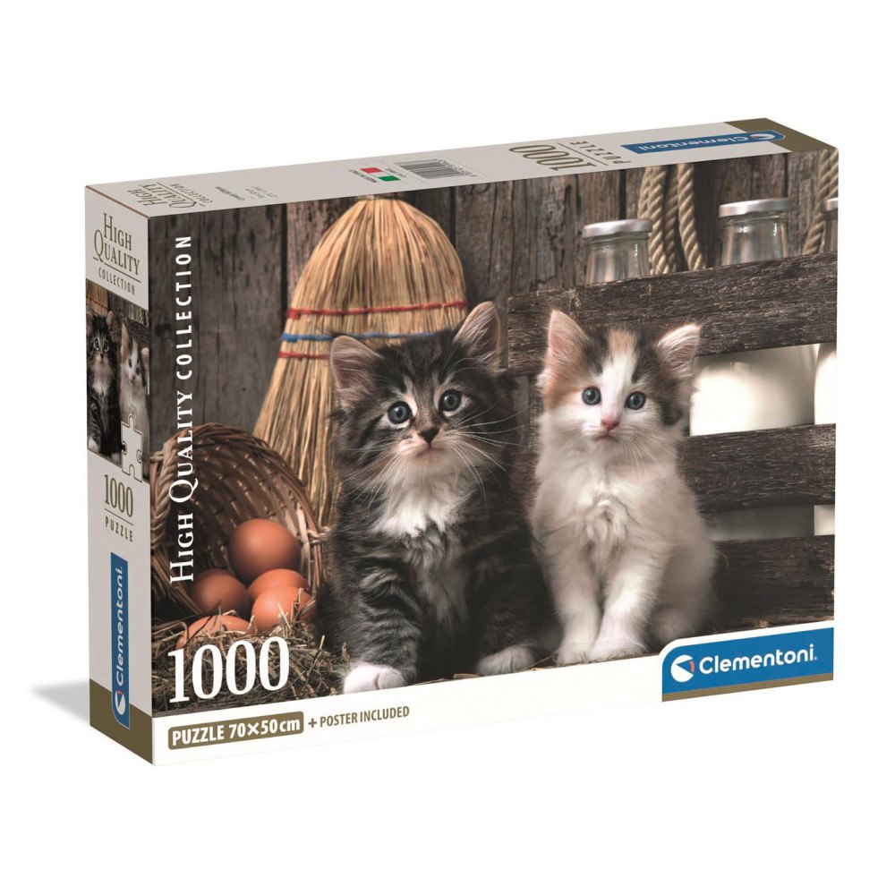 Clementoni 1000 pcs. CB High Quality Collection Lovely Kittens