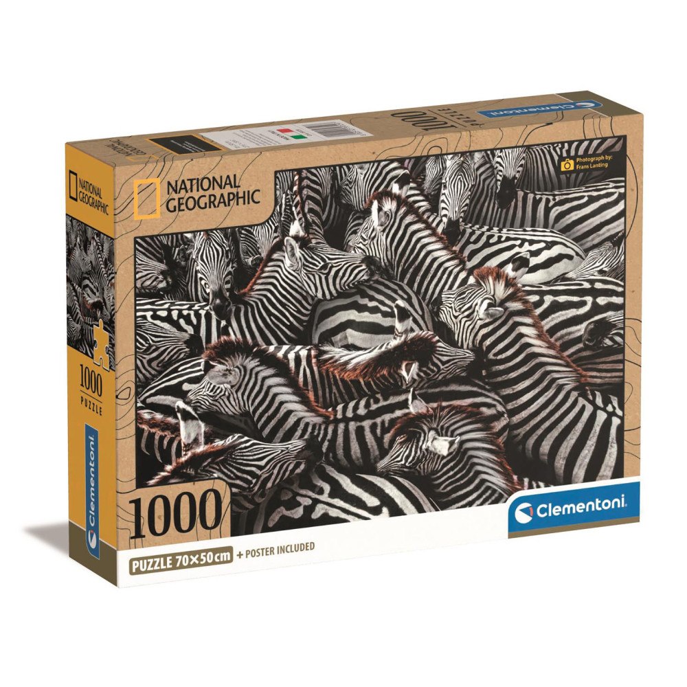 Clementoni 1000 pcs. CB HQC NG Zebra