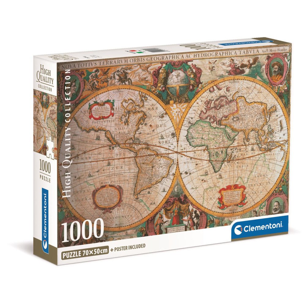 Clementoni 1000 pcs. CB High Quality Collection Old-Map