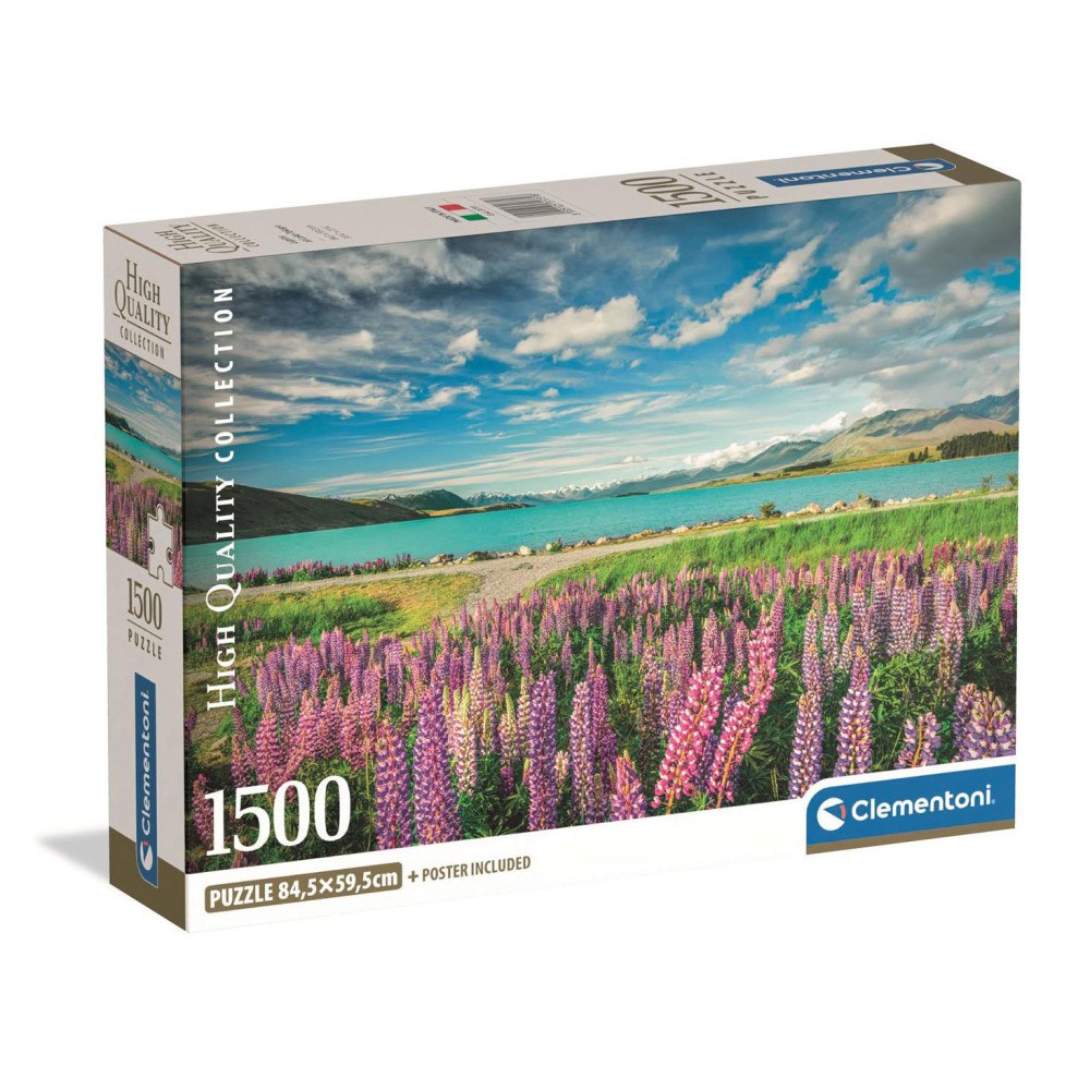 Clementoni 1500 pcs. CB HQC Lupins at Lake Tekapo