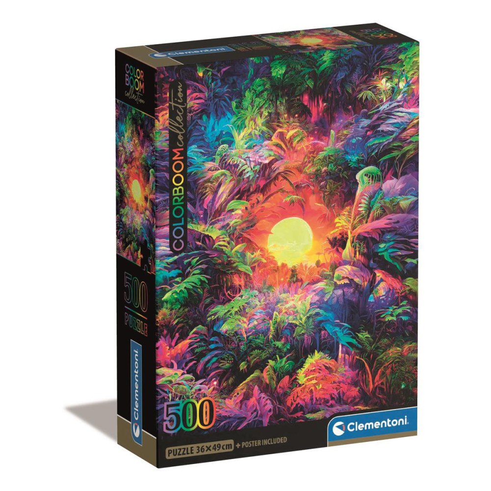 Clementoni 500 pcs CB HQC Colorbloom Psychedelic Jungle