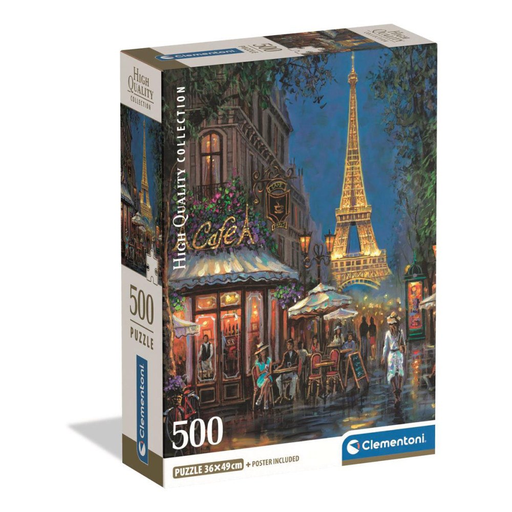 Clementoni CB HQC Night of the  Eiffel Café 500pcs