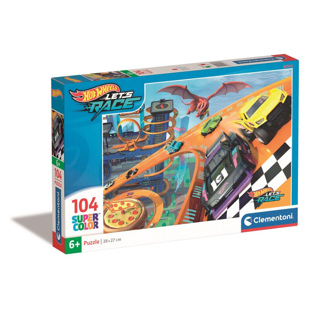 Clementoni 104 pcs Puzzles Kids Hotwheels