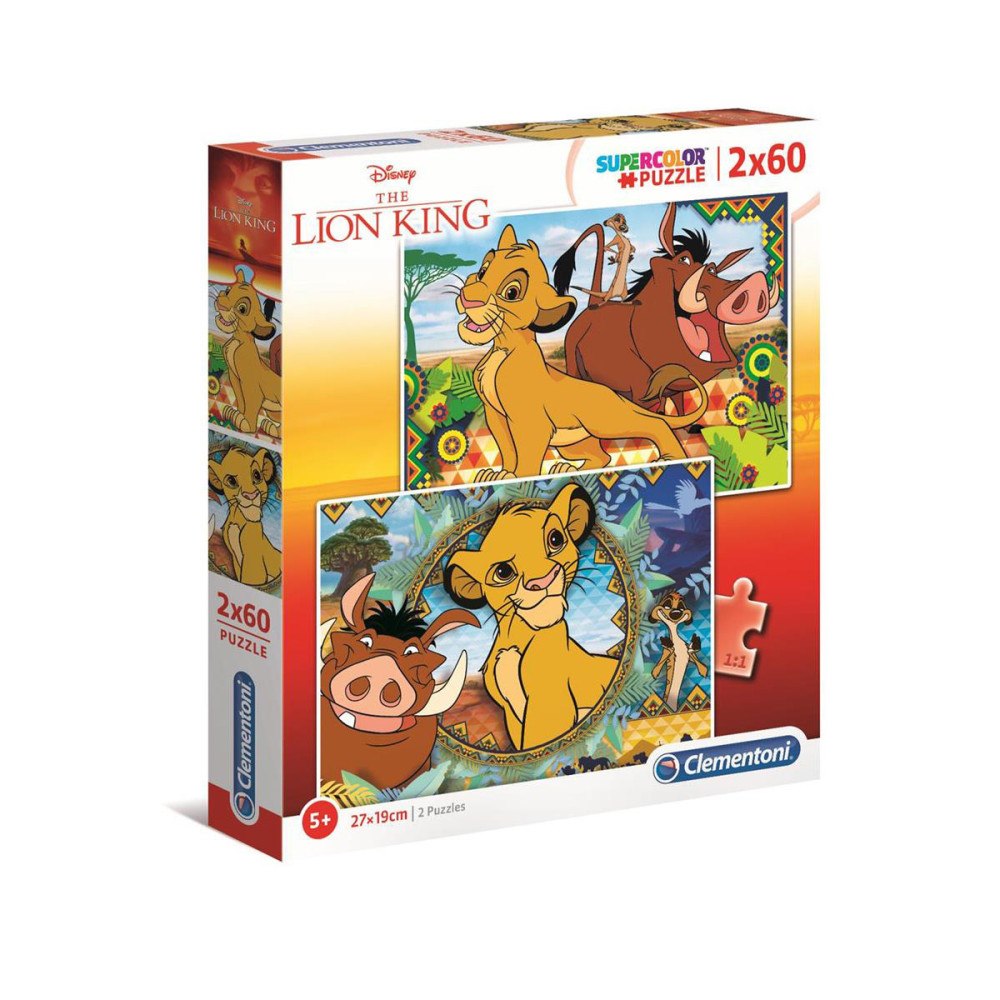 Clementoni 2x60 pcs Puzzles Kids Special Collection Lion K