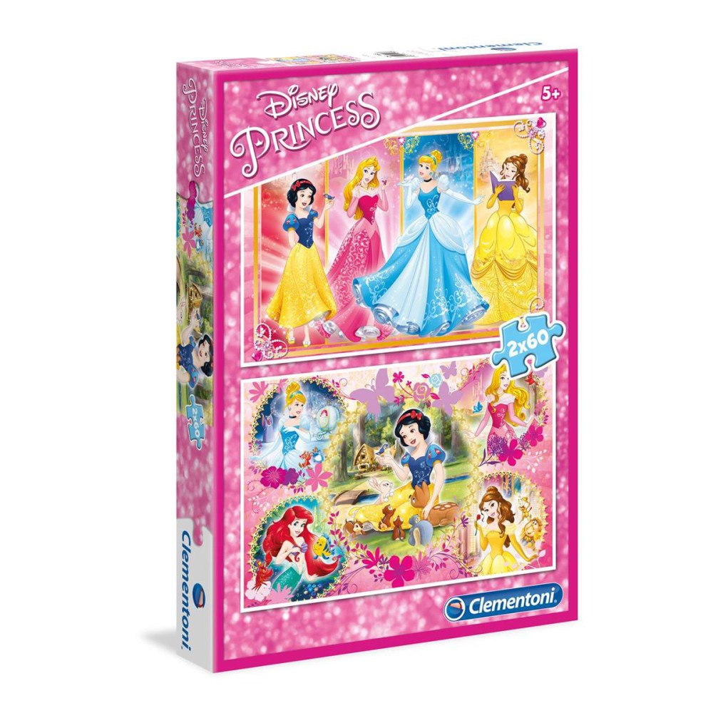 Clementoni Disney Princess 2X60pcs