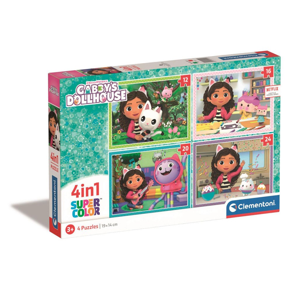 Gabbys Dollhouse PZL 4 in 1 GABBY'S DOLLH