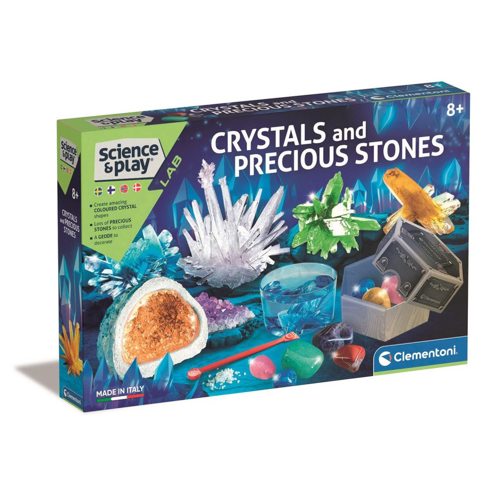 Clementoni Science&Play Giant Crystals & Precious St(Nordic)