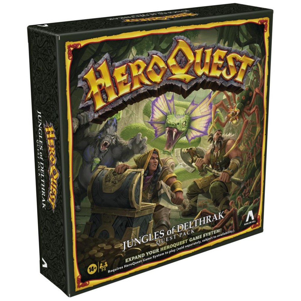 AVALON HILL HEROQUEST JUNGLES OF DELTHRAK