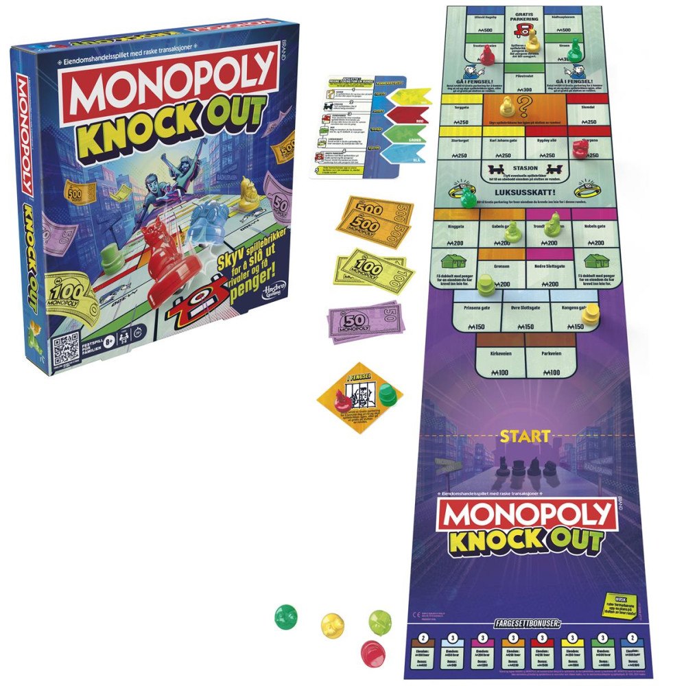 Hasbro Gaming MONOPOLY KNOCKOUT (NO)