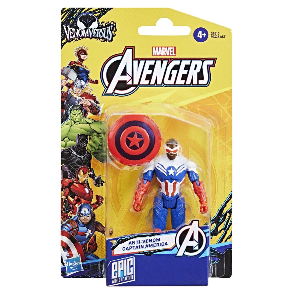 Marvel AVN 4IN EVERGREEN VENOM CAP SW