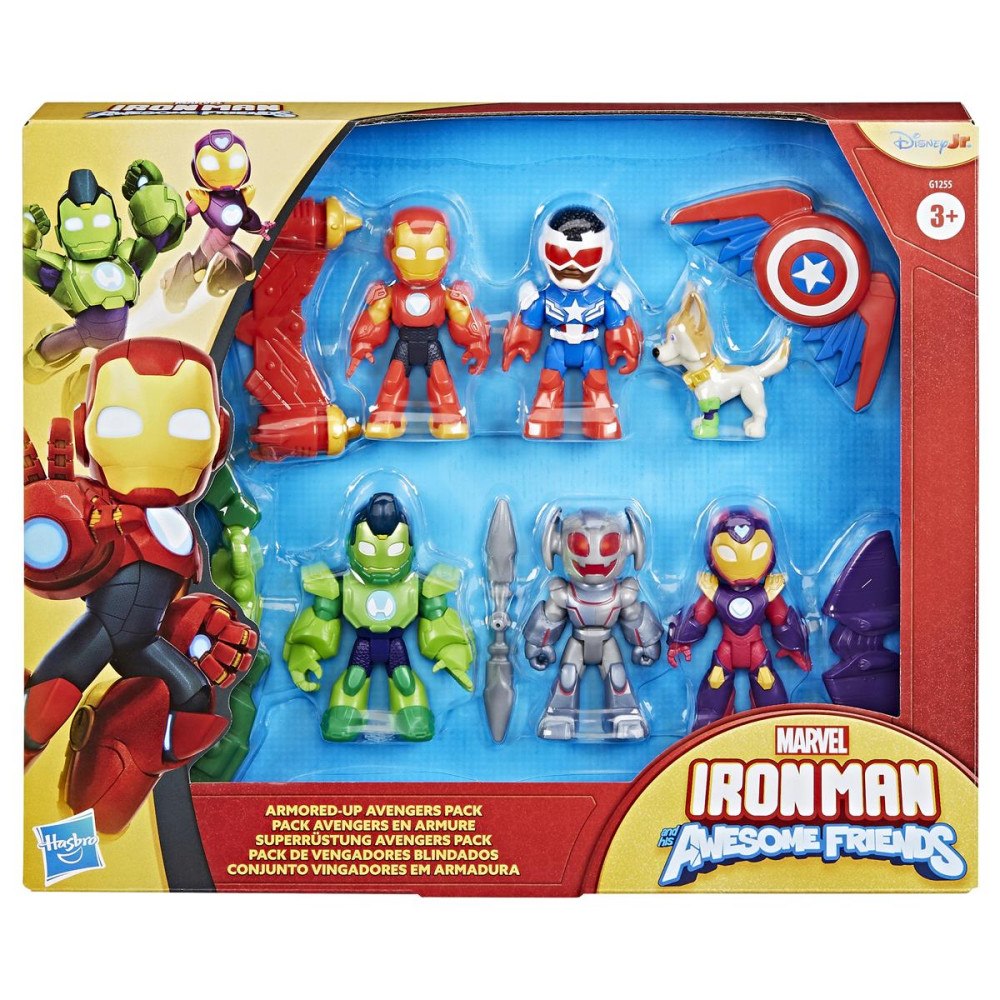 Marvel IM and AF 3in Figure Armored-Up Avengers Pack