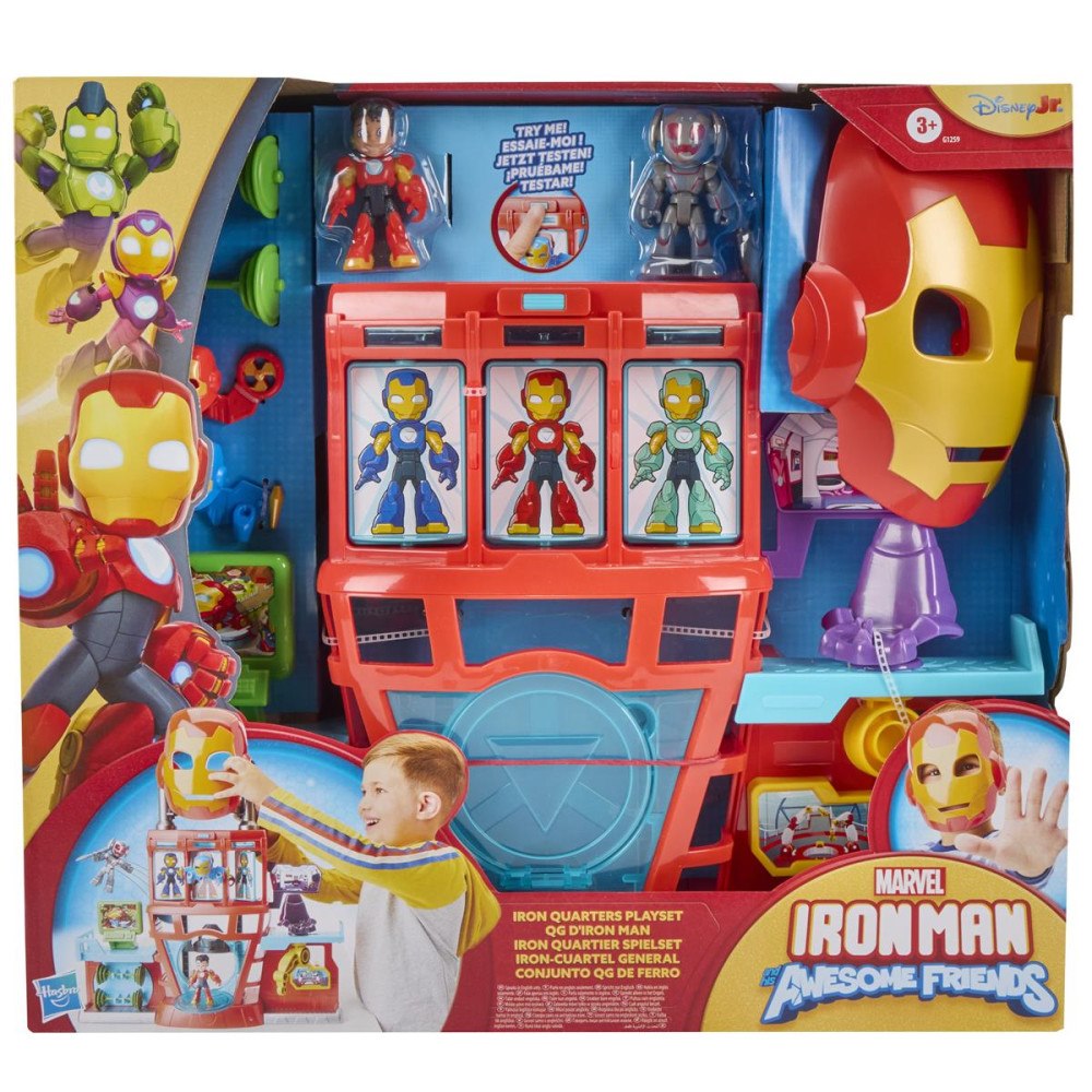 Marvel IM and AF 3in Playset Iron Quarters