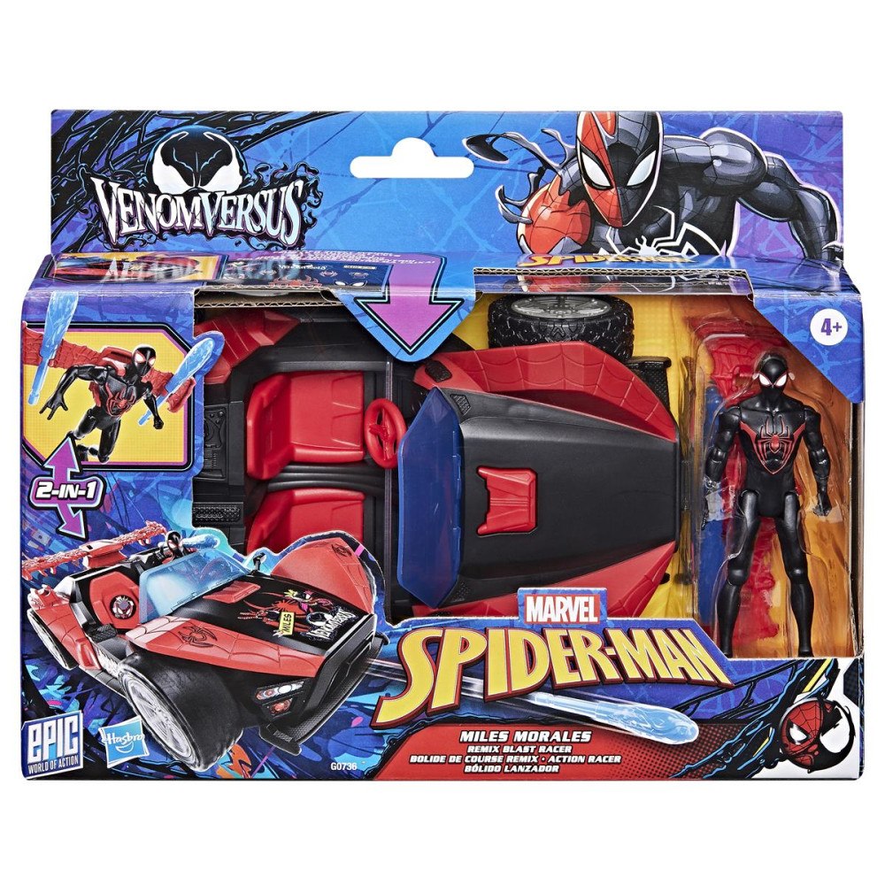 Marvel SPD VENOMVERSUS MILES REMIX BLAST RACER