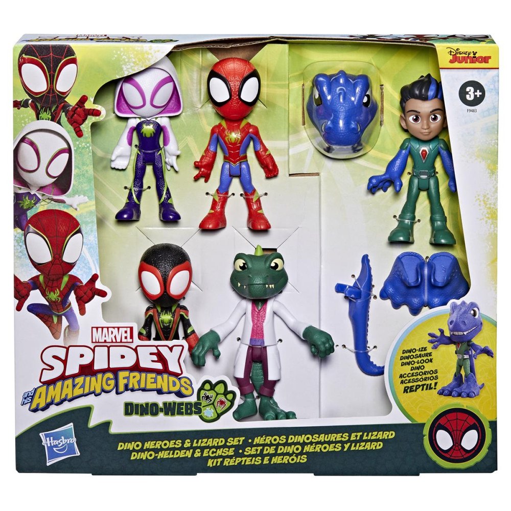 Marvel SAF DINO HEROES AND LIZARD SET