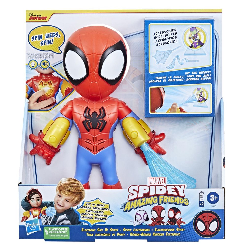 Marvel SAF ELECTR SUIT UP SPIDEY