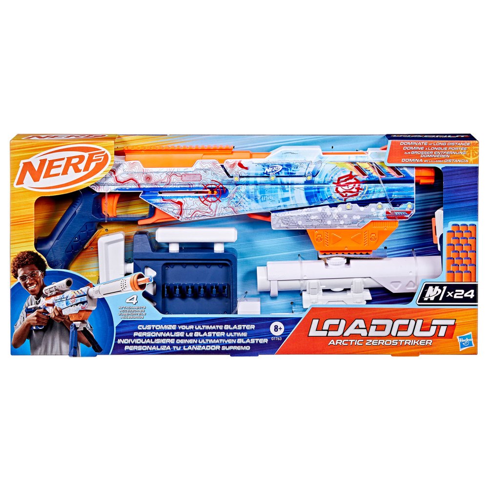 Nerf N1 Blaster Loadout Arctic Zerostriker