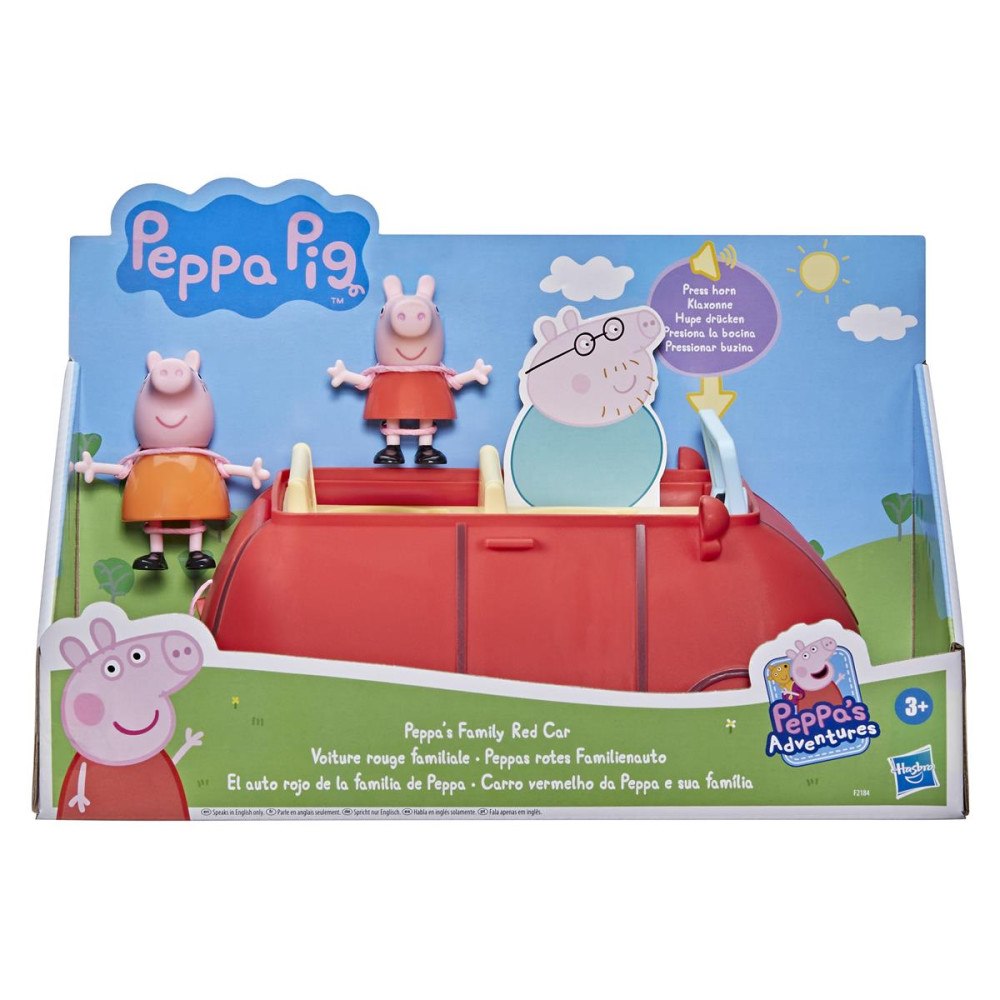 PEPPA PIG PEP PEPPAS FAMILY RED CAR