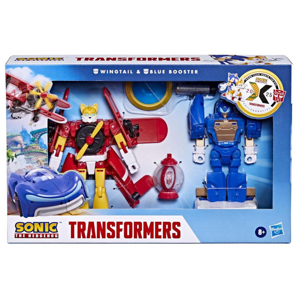 Transformers TRA Collaborative Sonic Wingtail and Blue Booster